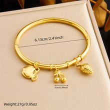 Cargar imagen en el visor de la galería, Pulsera rígida con charms
