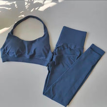 Cargar imagen en el visor de la galería, Set deportivo legging +bra corto
