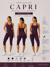 Cargar imagen en el visor de la galería, Conjunto Capri Top largo

