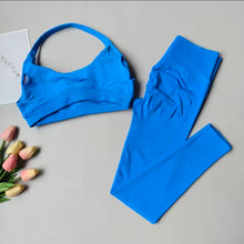 Cargar imagen en el visor de la galería, Set deportivo legging +bra corto
