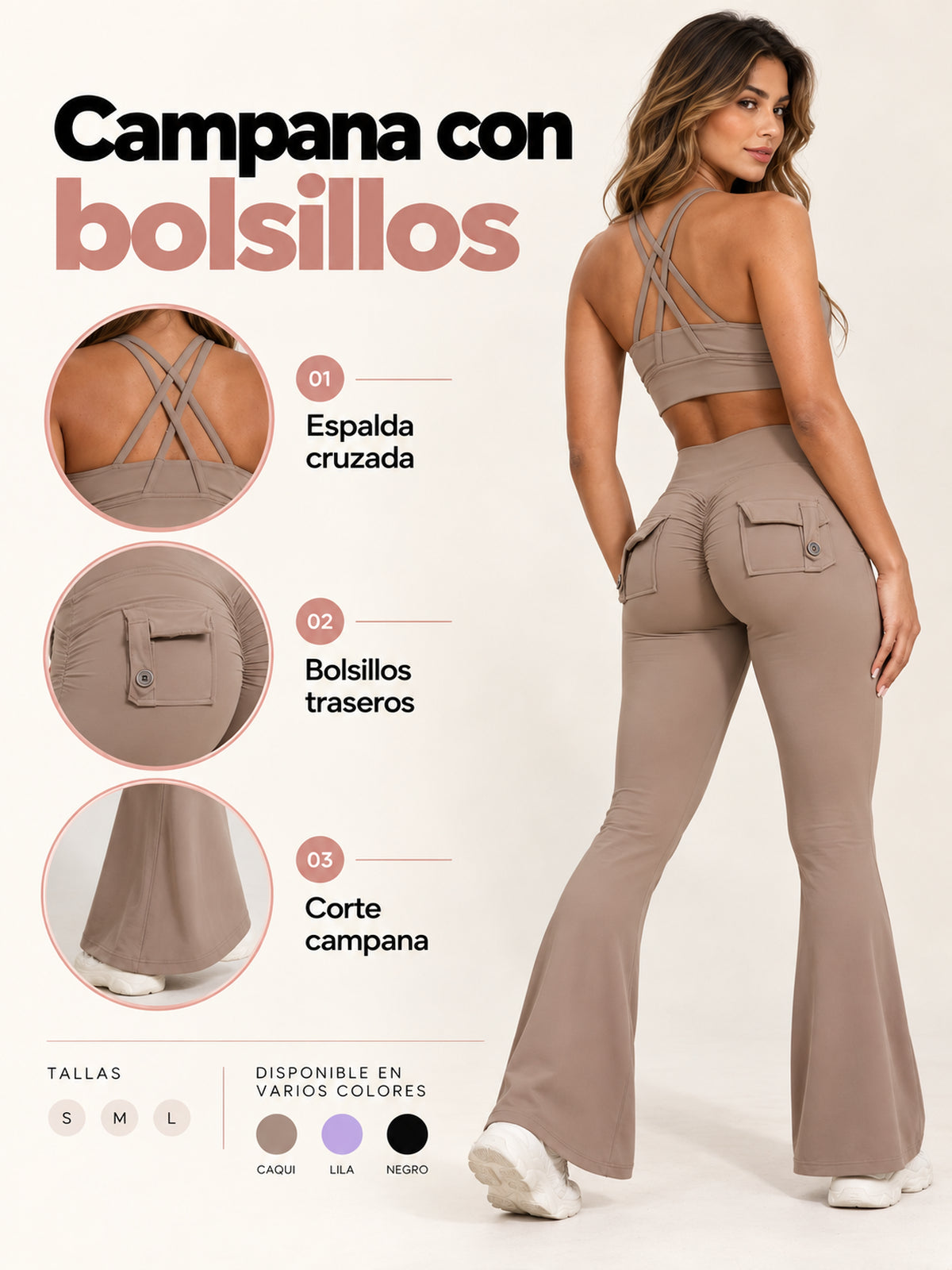 Campana con bolsillos: Detalles adicionales